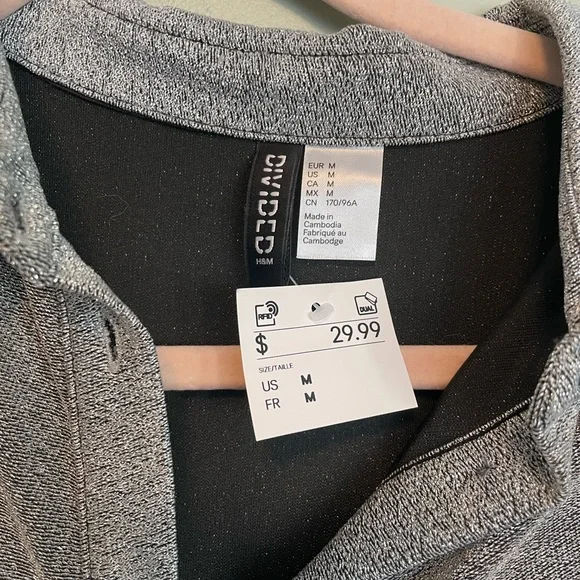 Silver Ruched Button-Up Dress - Picture 3 of 3